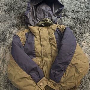 Vntg Toma Insulated Winder Coat With Hoodie